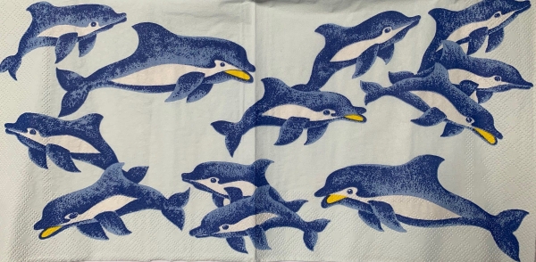 Serviette Delfine, Rarität